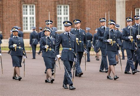 Officer cadets graduate from Royal Air Force Cranwell near Grantham