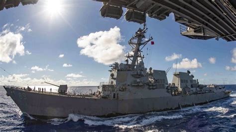 US Navy Guided-Missile Destroyer USS Mustin Undergoes Modernization - Defense Advancement