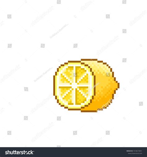 Lemon Pixel Art Pixel Art Citrus Stock Vector (Royalty Free) 1918619051 | Shutterstock