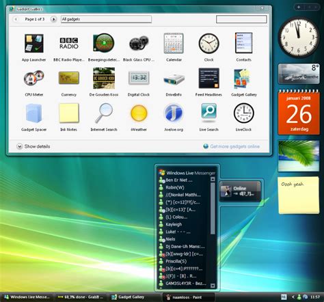 Vista Desktop Sidebar For XP | Megaleecher.Net