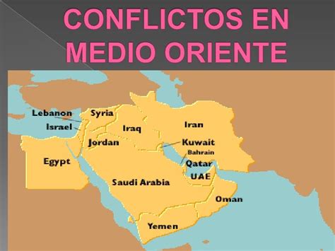 Conflictos en medio oriente