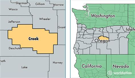 Crook County, Oregon / Map of Crook County, OR / Where is Crook County?