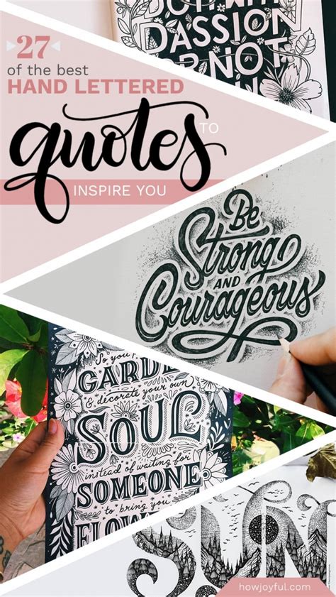 27 of the best hand lettering quotes to inspire you