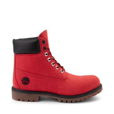 Timberland Inch Boots Red | canoeracing.org.uk