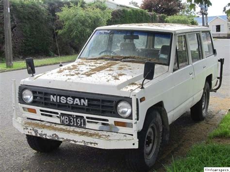 Nissan - Patrol Hardtop (K160) - 2.8 (K160) (120 Hp) (Petrol (Gasoline)) 1980/1988 car tech specs