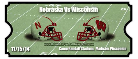 Nebraska Cornhuskers vs Wisconsin Badgers Football Tickets | 10/10/15