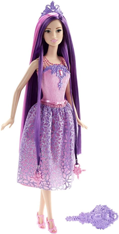 Buy Barbie: Endless Hair Kingdom Princess Doll - Purple at Mighty Ape NZ