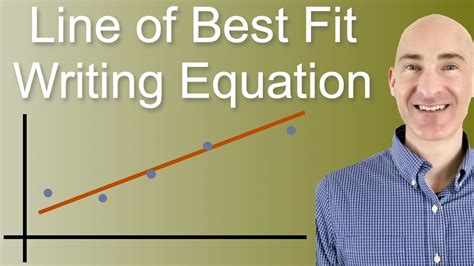 Line of Best Fit Equation - YouTube