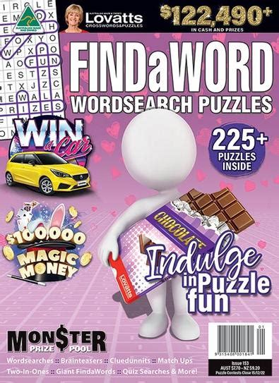 Lovatts FindaWord® +225 PUZZLES Magazine Subscription