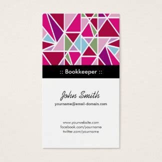 Bookkeeper Business Cards and Business Card Templates | Zazzle Canada