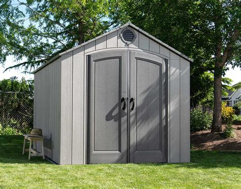 LIFETIME 8' x 10' GARDEN SHED 2.4x3m