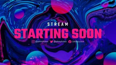 80+ Stream Starting Soon Screens (Free & Premium) - Design Hub | Textured background, Streaming ...