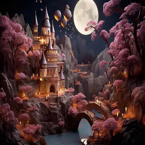 Premium AI Image | Whimsical Crafting AI Generative Fairytale Scenes ...