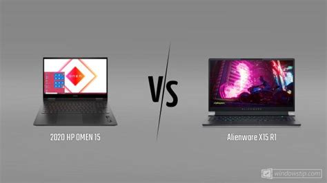 2020 HP OMEN 15 vs. Alienware X15 R1: Full specs comparison