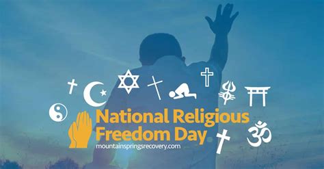 National Religious Freedom Day - Mountain Springs Recovery