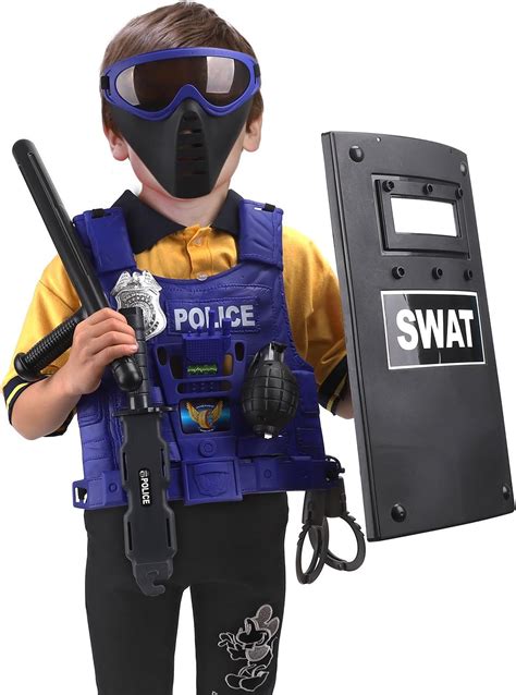 Dress Up Ultimate All-in-One Police Officer Role Play Set for Kids TOY GUN SWAT Speelgoed en ...