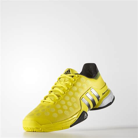 Adidas Mens Barricade 2015 Tennis Shoes - Bright Yellow - Tennisnuts.com