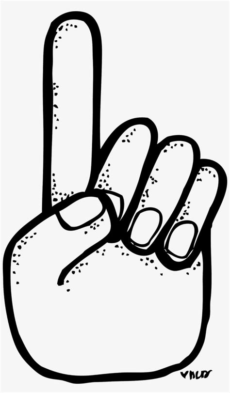 Finger Clipart Transparent - Number 1 Finger Clip Art Transparent PNG ...