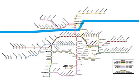 Large metro map of Ottawa. Ottawa city large metro map | Vidiani.com ...