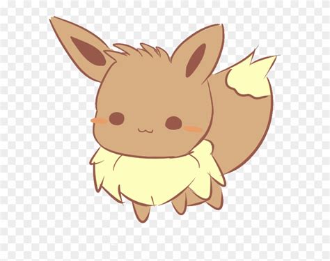 Chibi Eevee By Arzaela On Deviantart - Kawaii Pokemon Eevee - Free Transparent PNG Clipart ...