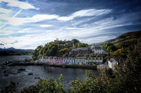 Portree on isle of Skye, United Kingdom