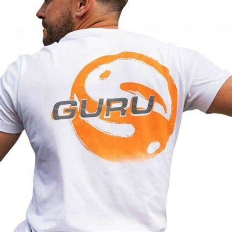 Guru Fishing Clothing Range – Guru Offset Logo Tee Shirt White – All ...