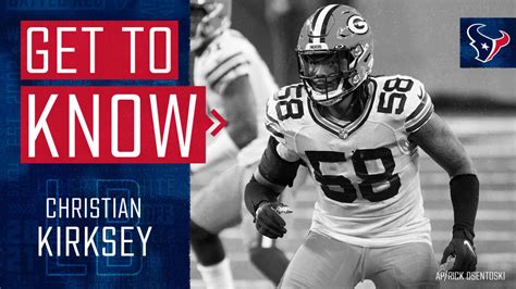 Get to know Houston Texans linebacker Christian Kirksey, signed as a ...