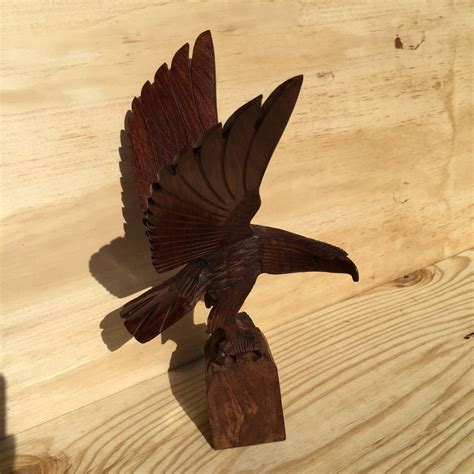 Ironwood Eagle Carving by SonoranIronwood on Etsy | Carving, Ironwood ...