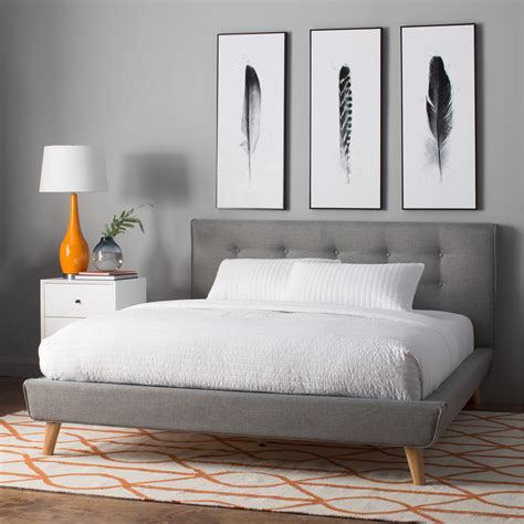 Langley Street Rasmussen Upholstered Platform Bed & Reviews | Wayfair.ca