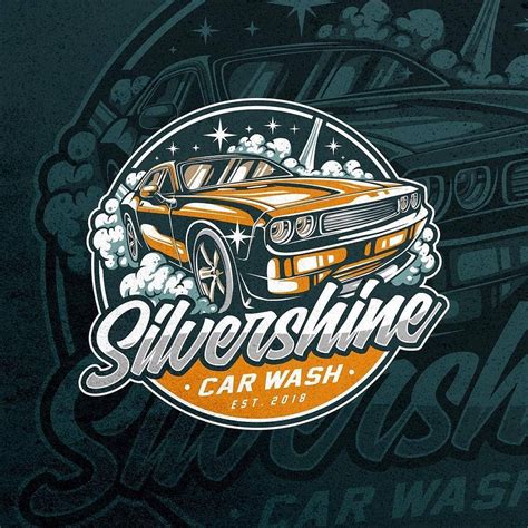 Pin by Orya Cakes on Carwash in 2020 | Car logo design, Vintage logo design, Wash logo