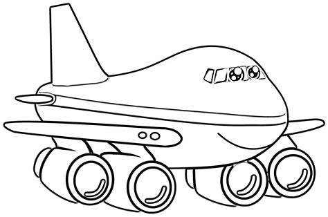 10 Free Airplane Coloring Pages for Kids | | BestAppsForKids.com