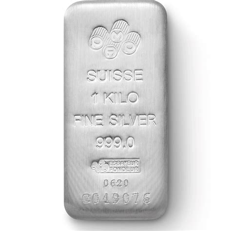 1 kg PAMP Suisse Silver Cast Bar | Malaysia Bullion Trade