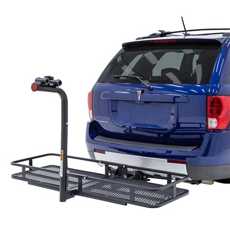 Elevate Outdoor Hitch Mounted Cargo Carrier with 2 Bike Rack | Discount Ramps