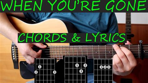 Shawn Mendes - When You're Gone - Guitar Chords Tutorial & Lyrics - YouTube