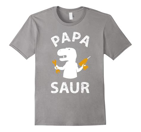 Mens Funny Tshirts for Dad – Papa Saur Shirt Fathers Day Gift-RT ...