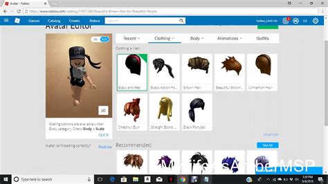 TWO HAIR ROBLOX GLITCH - YouTube