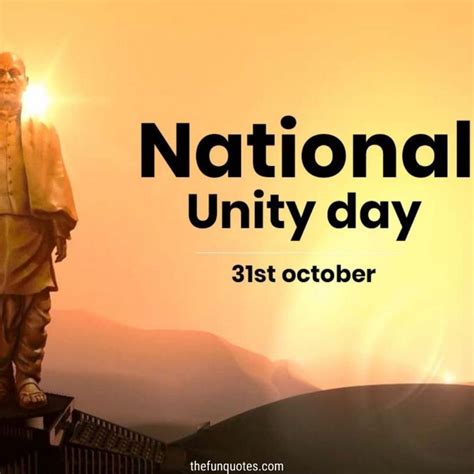 Happy National Unity Day 2021: Wishes Slogan and Quotes | National unity day | rashtriya ekta ...