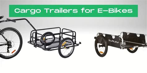 Cargo Trailers for E-Bikes (Everything you need to know)