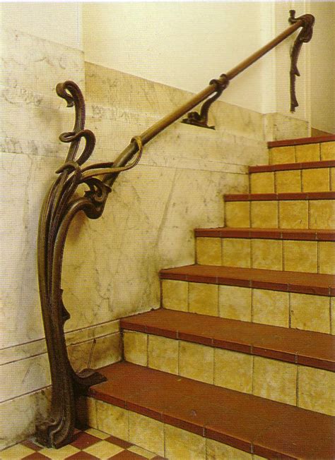 Vivtor Horta- stairway- maison et atelier horta- 1898. Love this!! | Art nouveau furniture, Art ...