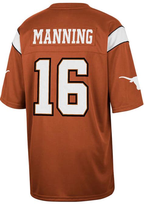 Arch Manning Texas Longhorns Replica Jersey - BURNTORANGE