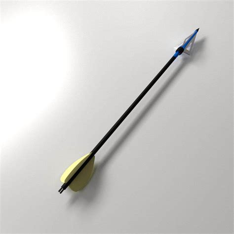 Broadhead Arrow - 3D Model by firdz3d