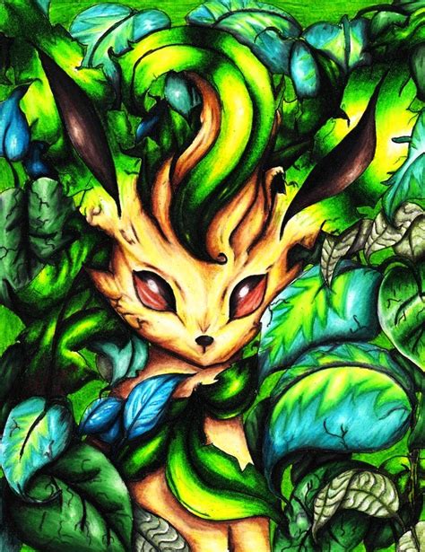 Leafeon by Manzhanz on DeviantArt