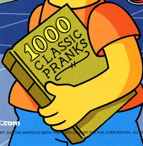 1000 Classic Pranks - Wikisimpsons, the Simpsons Wiki