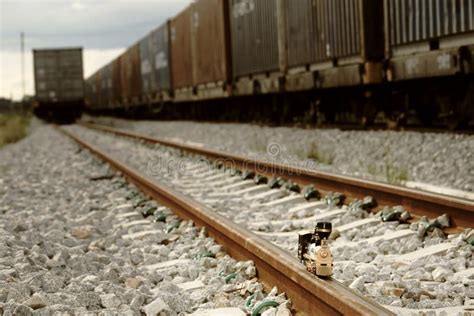 Vintage train toy model. stock photo. Image of background - 60288468