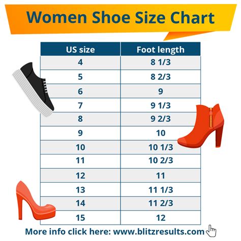 Women Shoe Size Chart | European, UK, US | Kids to Women