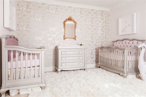 Design Reveal: Traditional Butterfly Nursery for Twins - Little Crown ...