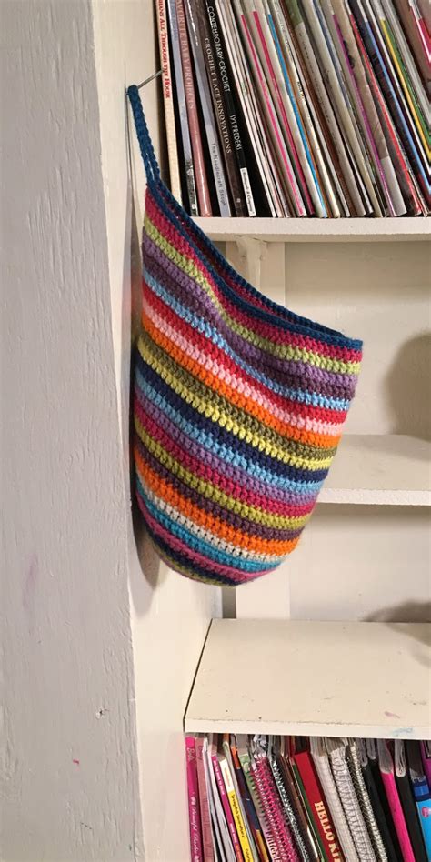 Crochet in Color: Stripey Hanging Basket