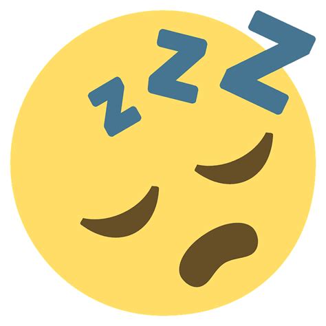 Sleeping face emoji clipart. Free download transparent .PNG | Creazilla