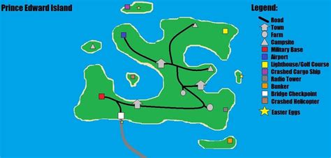 Here is a map of PEI : unturned