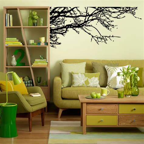 Wall Sticker Black Tree Branch Living Removable Vinyl DIY Room Decals ...